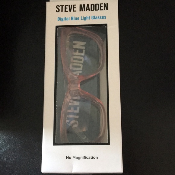 Steve Madden Accessories - Steve Madden Digital Blue Light Pink Framed Glasse